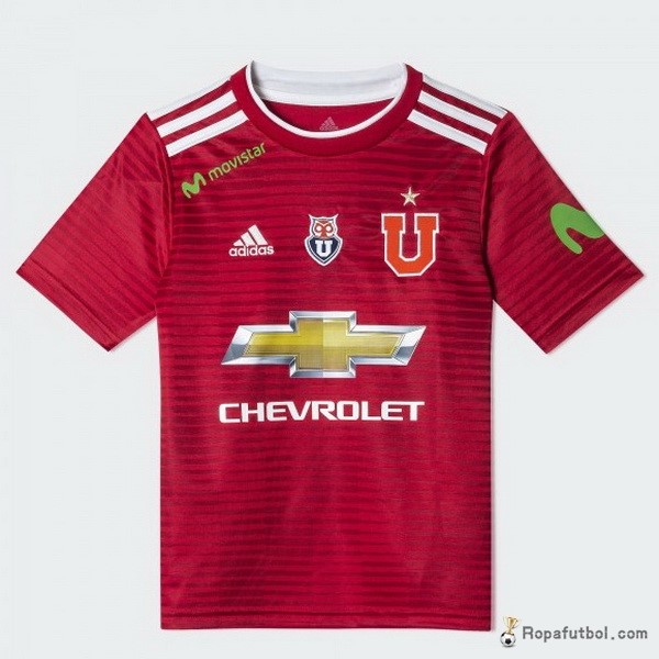 Camiseta Universidad De Chile Replica Segunda Ropa 2018/19 Rojo